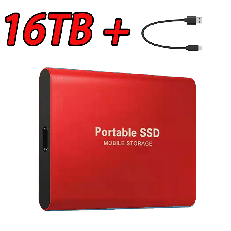 Ekstern ssd bærbar solid state-drev 1tb 4tb ultrahurtig harddisk til bærbar mac pc stationær data backup lagring disk