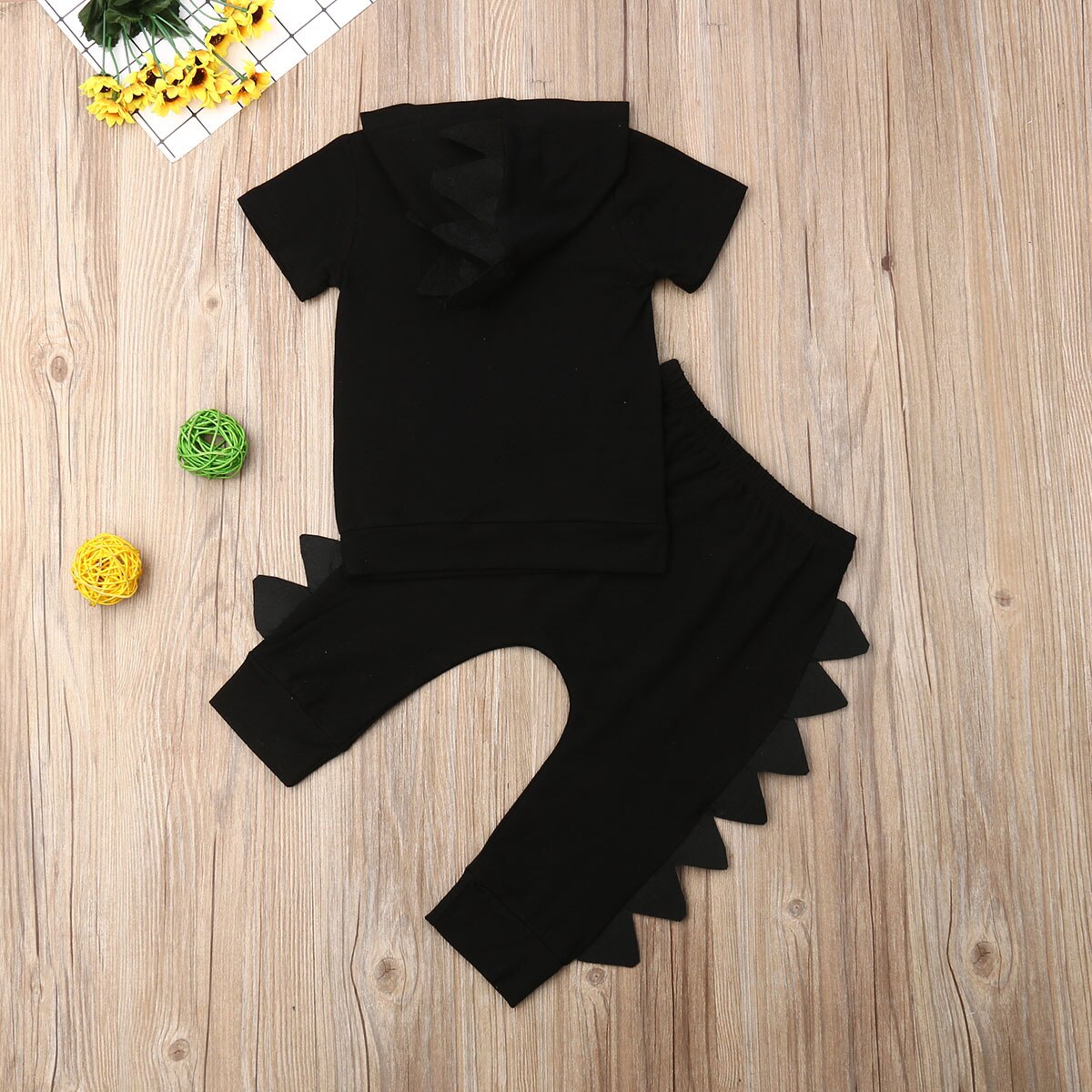 Småbørn børn baby dreng outfit dinosaur tøj t-shirt toppe bukser bukser tøj