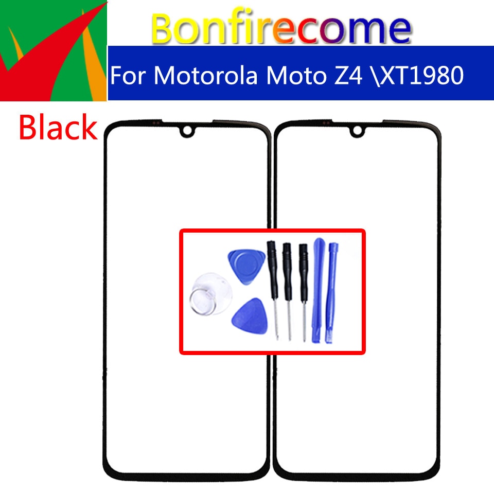 Per Motorola Moto Z4 XT1980 Touch Screen pannello frontale lente in vetro LCD sostituzione vetro esterno