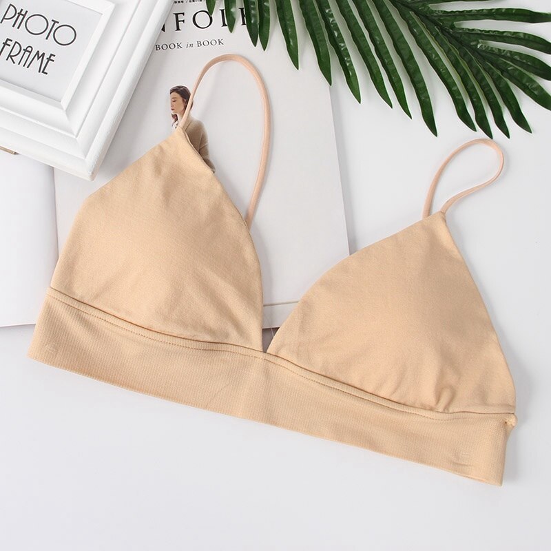 Ladies Lingerie Comfort Wireless Women's Underwear Sexy Deep V Bra Women Push High Seamless Bra