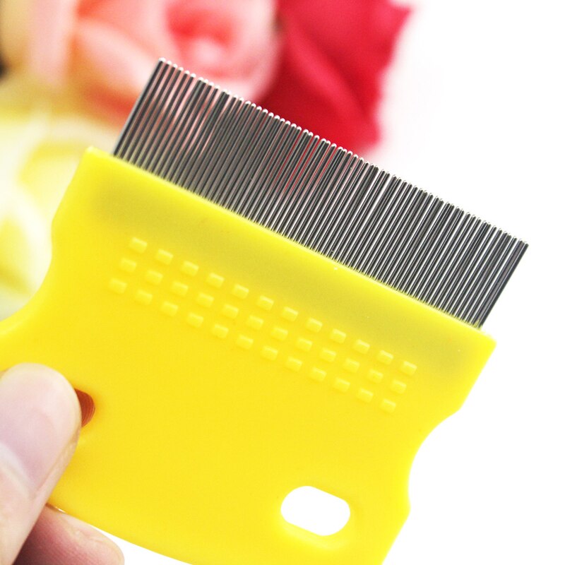 Cat Dog Hair Fleas Terminator Comb Anti Pest Removal Kill Lice Cleaner Grooming Tools Pet Lice Brush Stainless Steel Pet Comb