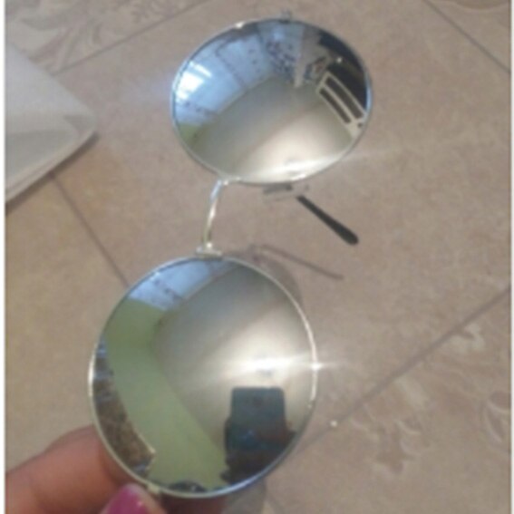 Zonnebril Lens Legering Zonnebril Vrouwelijke Eyewear Retro Ronde Frame Driver Bril Auto Accessoires Retro Ronde Zonnebril Vrouwen: Zilver