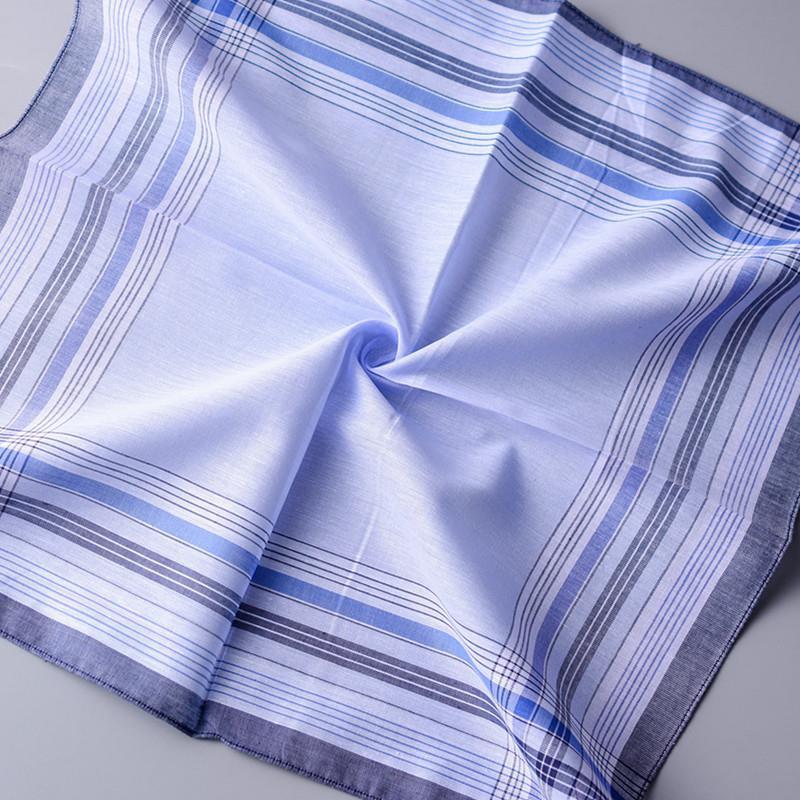 1/10 #39 firkantet plaid stribet lomme til bryllupsfest restaurant kvinders lommetørklæde håndklæde bomulds lommetørklæder til mænd