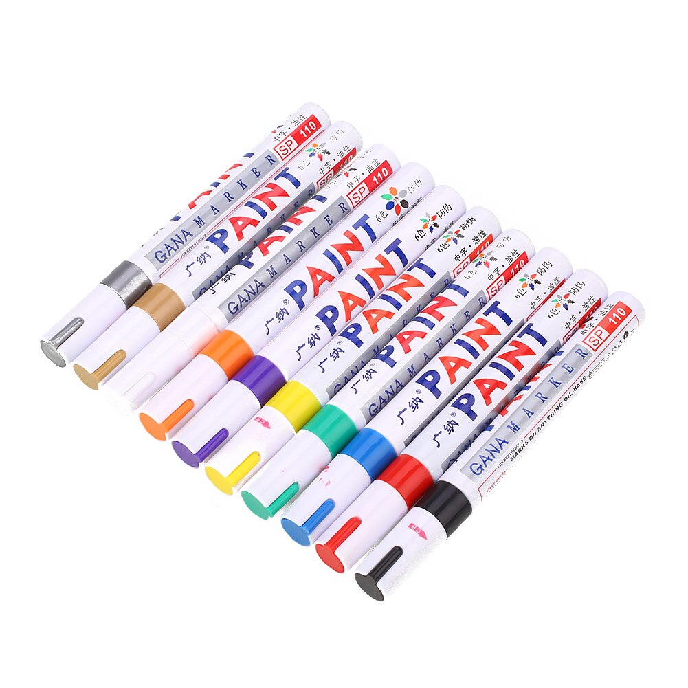 Scratch Repair Pen Repair Pen Remover Painting Paint Marker Pen Car Permanent Car Tread Rubber Universal Waterproof Metal Tire