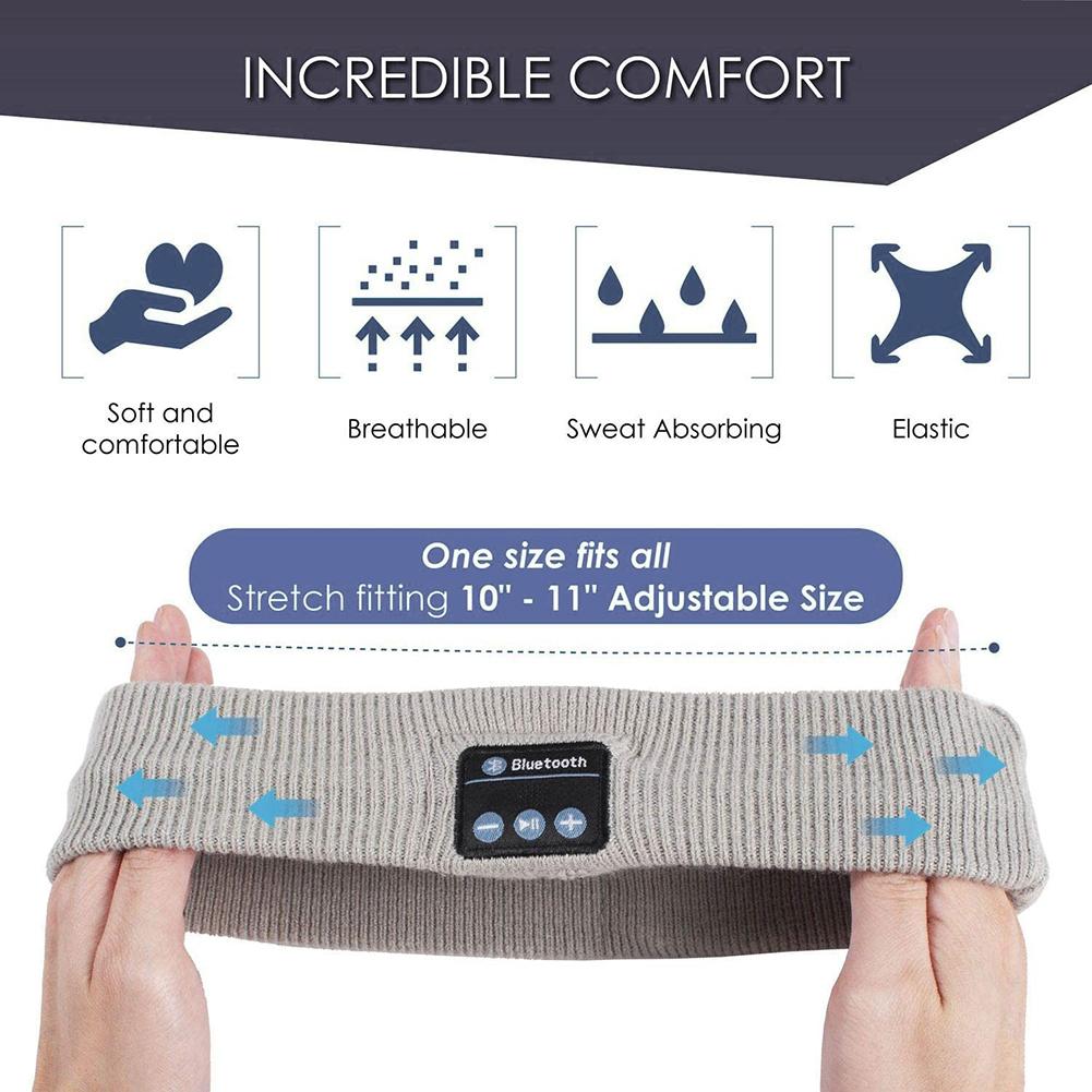 Wireless Headphones Bluetooth 5.0 Sports Headband Earphone Stereo Headset Sleep Player for Running Gym Earpiece