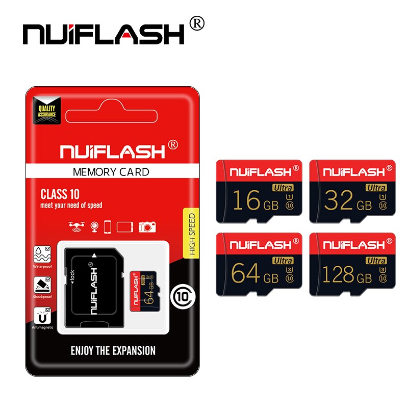Micro SD Card 8G 16G 32G 64G 128G Memory Card Flash TF Card for Phone with Mini SDHC SDXC Class 10 with retail pckage