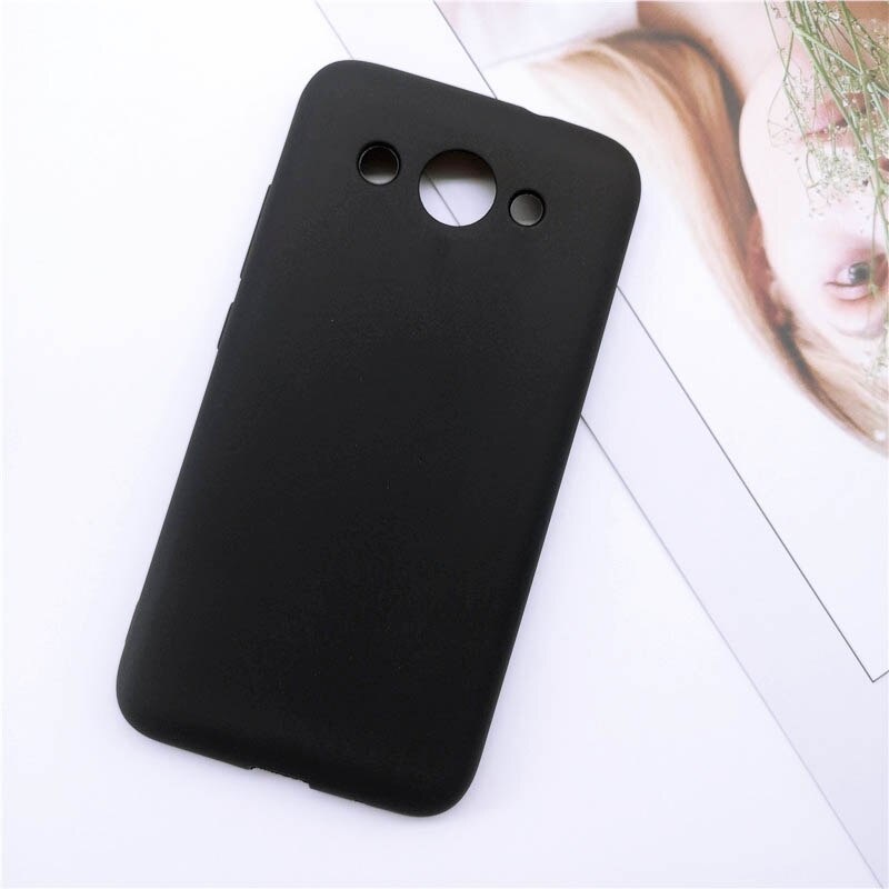 Soft TPU Case For Huawei Y3 Case Silicone Phone Back Cover For Huawei Y3 / Y5 lite CRO-U00 CRO-L22 U00 Cover Capa: Black