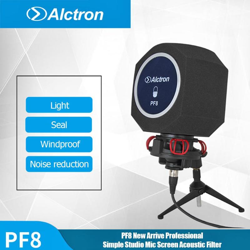 Original Alctron PF8 Simple Studio Mic Screen Acoustic Filter Desktop Recording Microphone Noise Reduction Wind