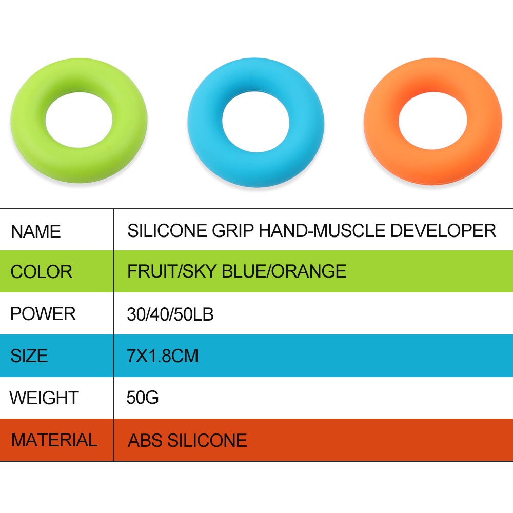 Bandas de resistencia para dedos, banda elástica de goma para Fitness, expansor de anillo de agarre de mano, equipo de entrenamiento para estiramiento