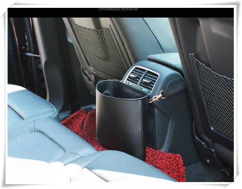 Ho zwart bruine auto styling voertuig prullenbak auto accessoires voor renault clio 2 3 4 vw passat  b4 b5 b6 b7 golf 4 5 6 citroen  c4
