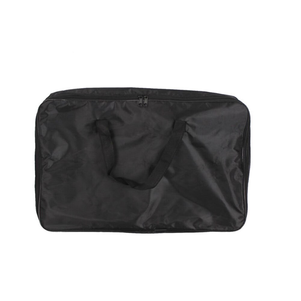 Bolsa de ombro ajustável duplo zíper portátil música suporte saco dobrável náilon grande capacidade à prova dwaterproof água peças guitarra