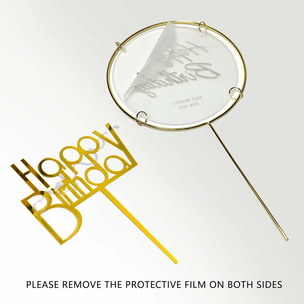 22 piezas de decoraciones de mariposas con adornos acrílicos para tarta para decoración de de cumpleaños, boda y Baby Shower