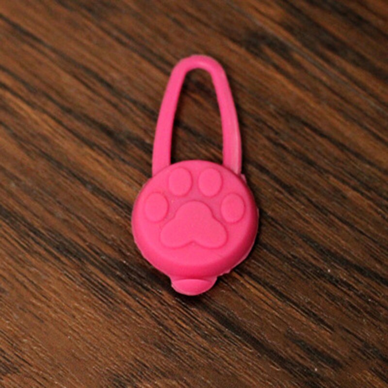Pet Dog Night Led Zaklamp Hond Kat Kraag Gloeiende Hanger Veiligheid Pet Leads Ketting Lichtgevende Heldere Decoratie Halsbanden Voor Hond: Pink