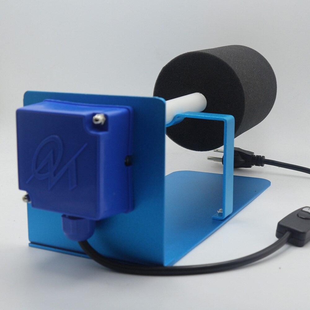 Aluminum Cup Turner Cuptisserie Turner Machine Multifunctional Rotator with Rotisserie Motor DIY Cup Tool White