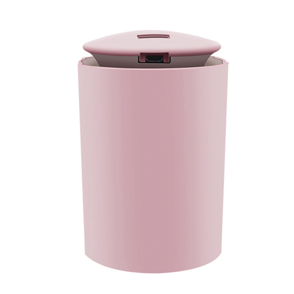 Ultrasonic Mini Air Humidifier 340ml Aroma Essential Oil Diffuser Houshold Car USB Fogger Mist Maker With LED Night Lamp: 260ml-Pink