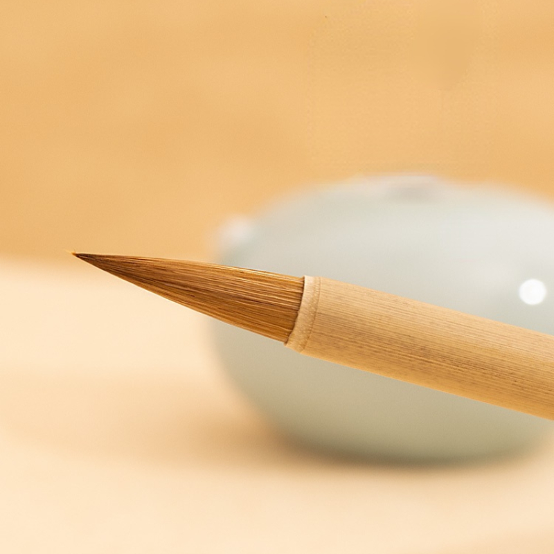 Bamboe Schrijven Borstels Wolf Haar Traditionele Chinese Kalligrafie Praktijk Pen Kleine Reguliere Script Supply Calligraphie