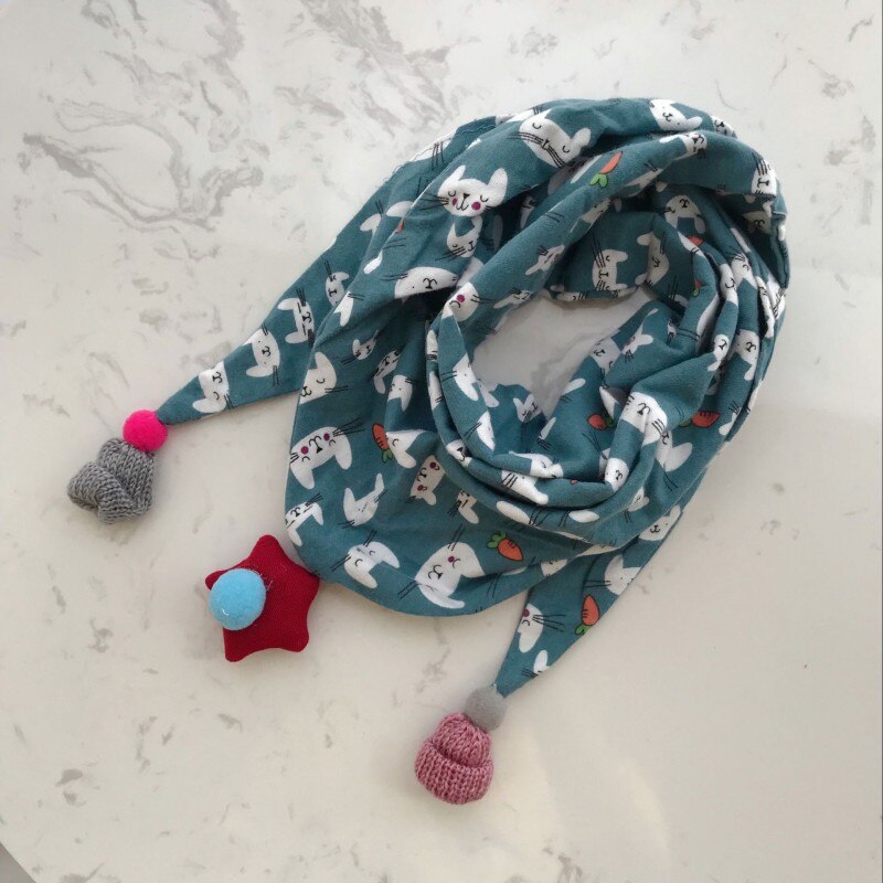 Mode Baby Sjaal Meisjes Driehoek Bib Sjaals Herfst Winter Jongens Sjaal Katoen Kinderen Halsbanden Warm Kids Halsdoek