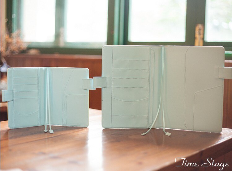 japan A6 a5 notebook stationery diary billbook hobo specifications cover japanese style cover lemon pu leather