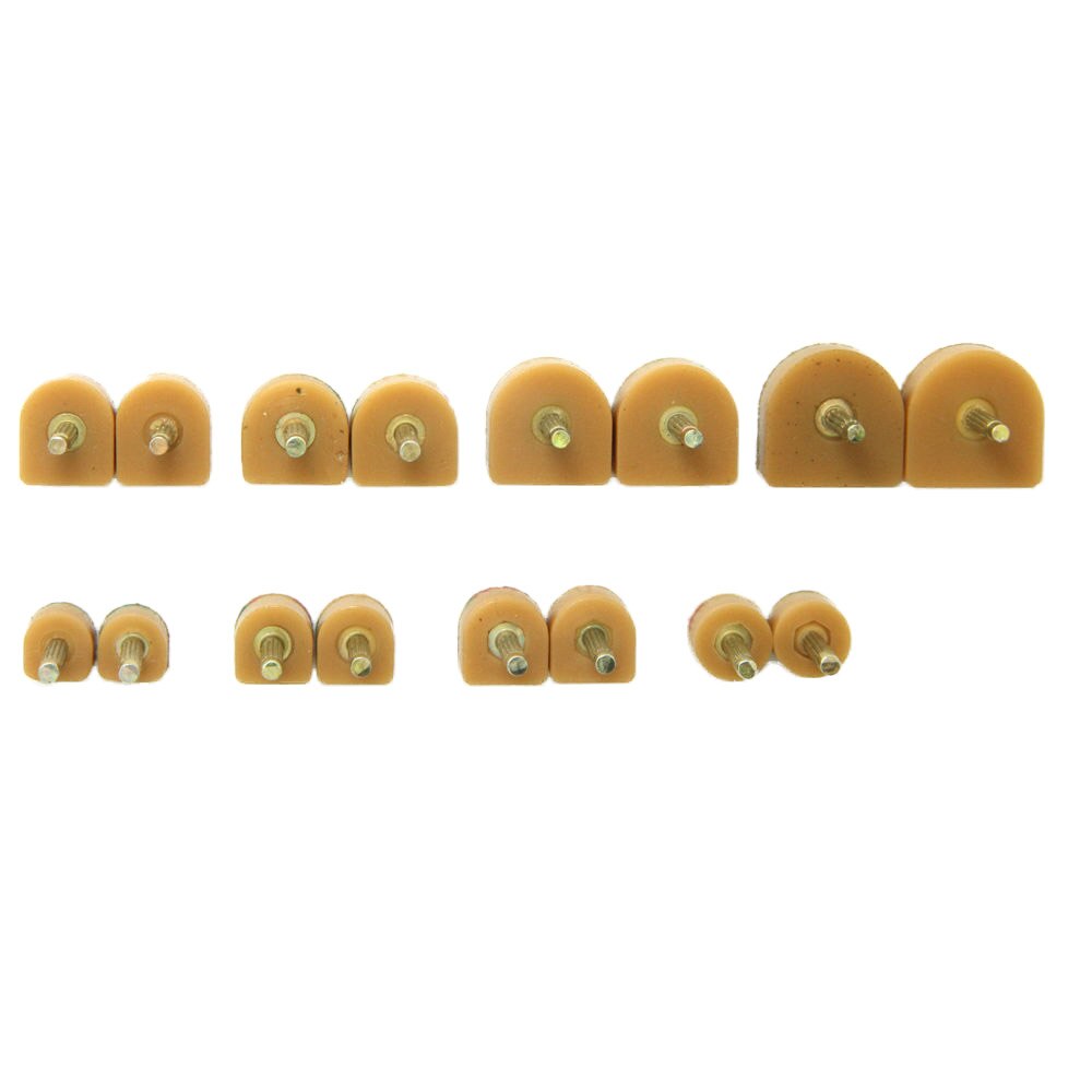 GUGULUZA Hoge Qualiy 5 Pairs Bruin Hoge Hak Schoenen DIY Reparaties Tips Pin Ankers Liften Vervanging 3mm