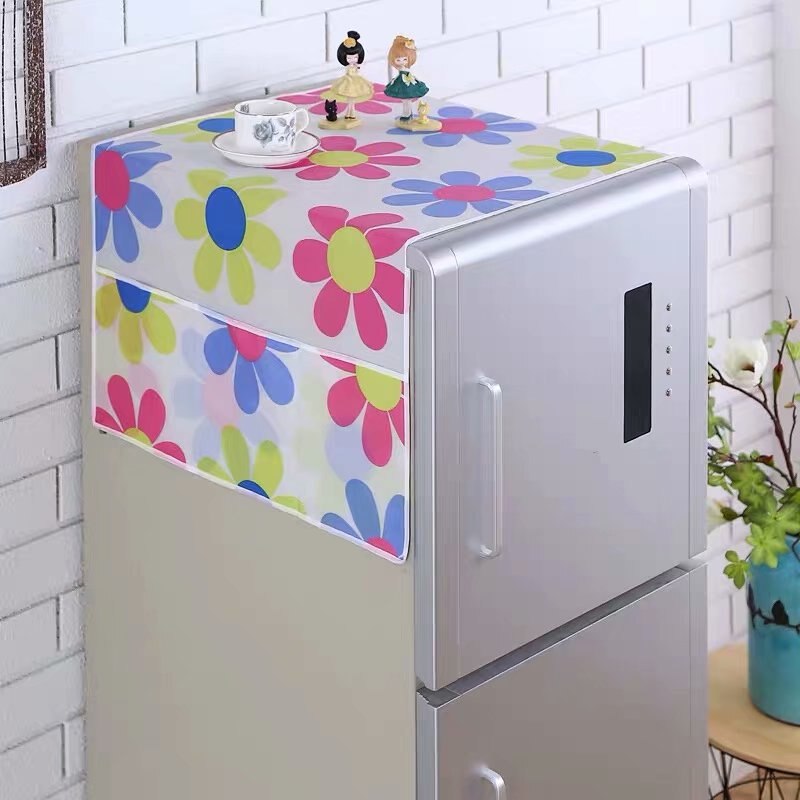 WaterProof Washing Machine Cover Refrigerator Dust Cover 70x170cm Refrigerator Covers Dustproof Fridge Cover Storage Organizer: Style 6