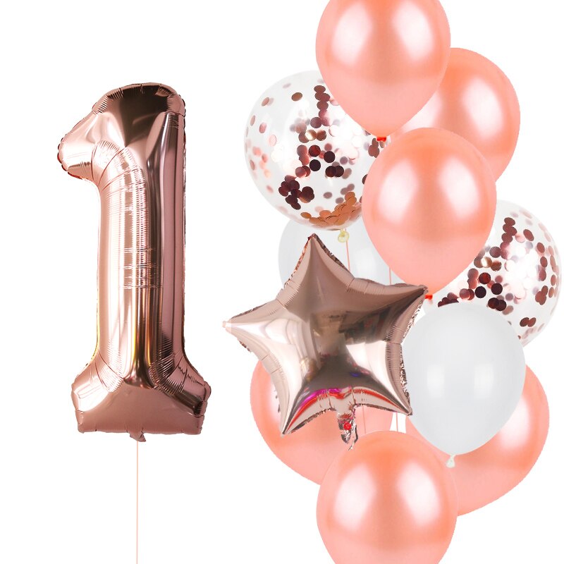 Gelukkige Verjaardag Decoraties Rose Gold dot Wegwerp Servies Papieren Borden Cup baby shower Meisje Kinderen Volwassen Verjaardagsfeestje Decor