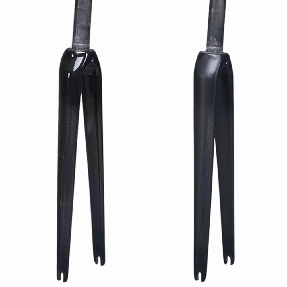 Carbon Fibre Bicycle Road Bike Front Fork Cycling Parts 700C Steerer Tube Diameter 25.4mm 28.6mm