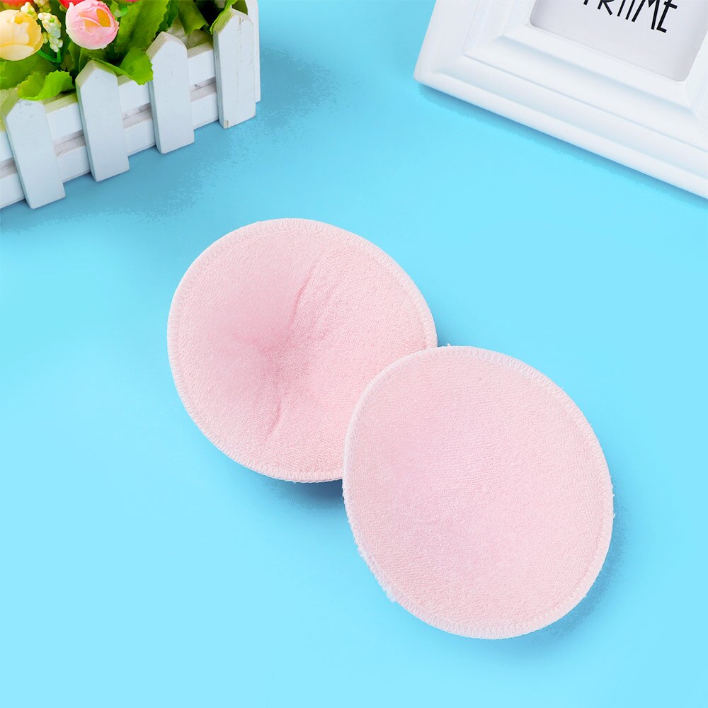 2pieces/set Cotton Reusable Breast Pads Nursing Waterproof Organic Plain Washable Pad Baby Breast Feeding Pads Accessory