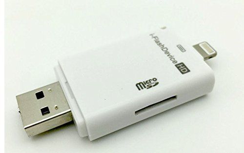 USB i-Flash Drive HD Micro SD/TF Memory Card Reader Adapter For iPhone iPad iPod iphone 5 6 7