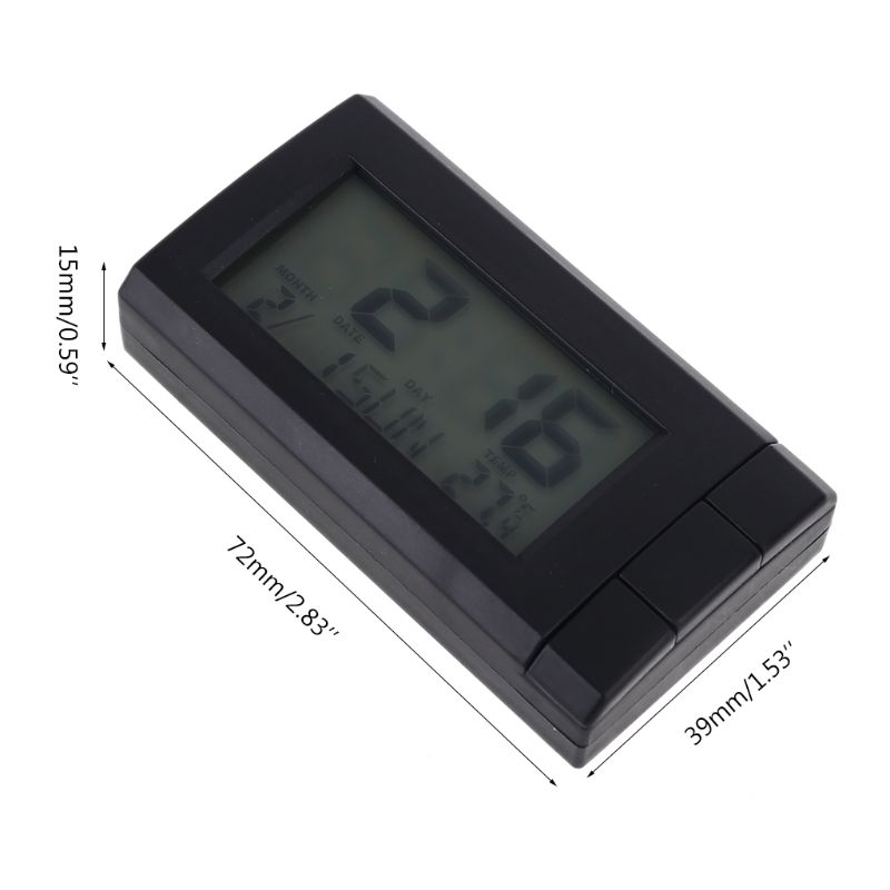 CT66 Auto Thermometer Klok Digitale Klok Mini Auto... Grandado