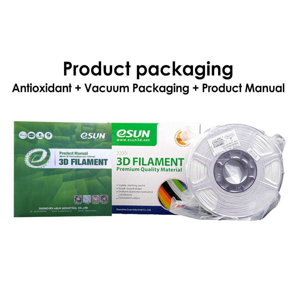 eSUN Glass Fiber Filled Nylon Filament 1.75mm,PA-GF 3D Printer Filament,1KG (2.2 LBS) Spool 3D Printing Filament for 3D Printers