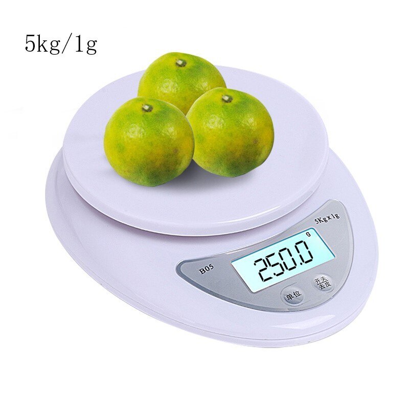 5kg /1g 1kg/0.1g Balance numérique Portable LCD balances électroniques balances de cuisine Balance alimentaire postale mesure poids 1Pc: 5kg 1g