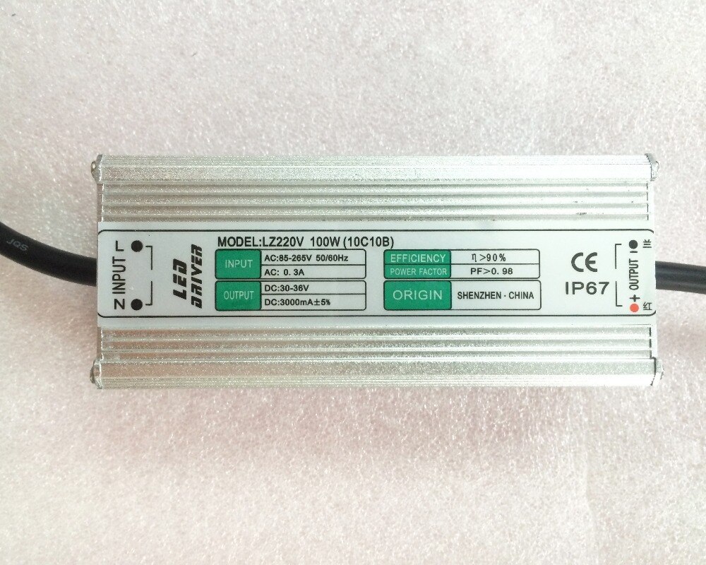 LED Floodlight Driver Outdoor Waterproof 10W 20W 30W 50W 100W DC 30V-36V LED Power Supply Adapter lighting Transformer IP65