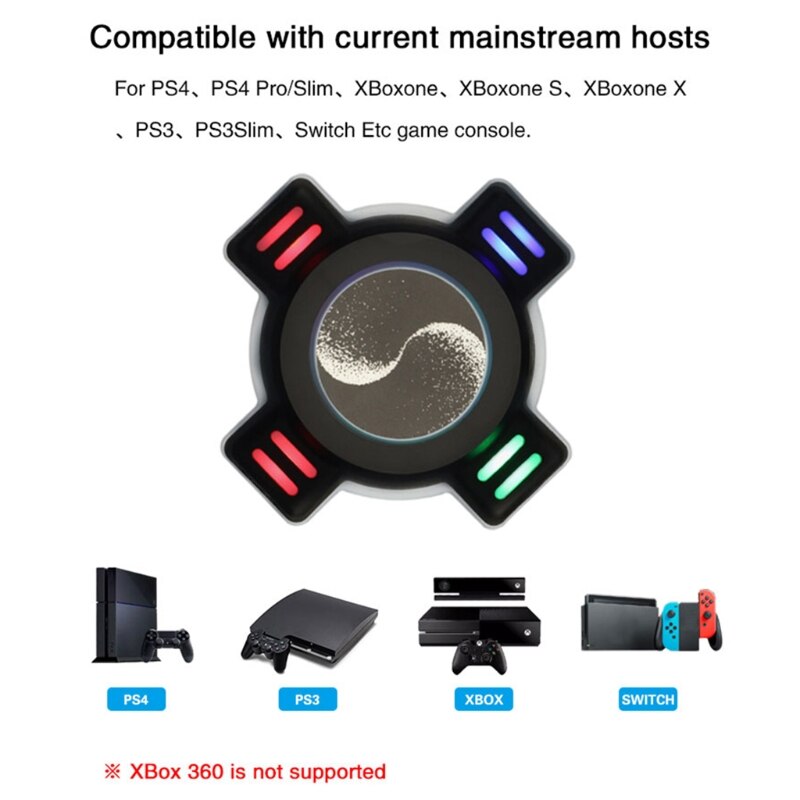 Portable Game Keyboard Mouse Converter Adapter with 3.5mm Jack for Switch/PS4/PS3/X-BOX ONE Game Console Accessories