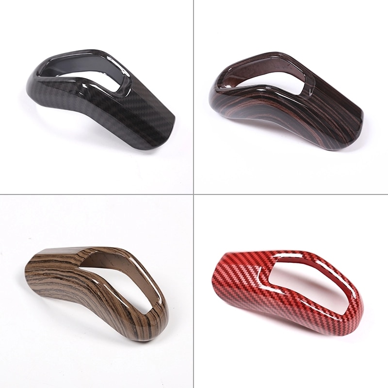 Cubierta De La Palanca De Cambios Bota De Fibra De Carbono Rojo Para La Pomo Mt At I.1608582444