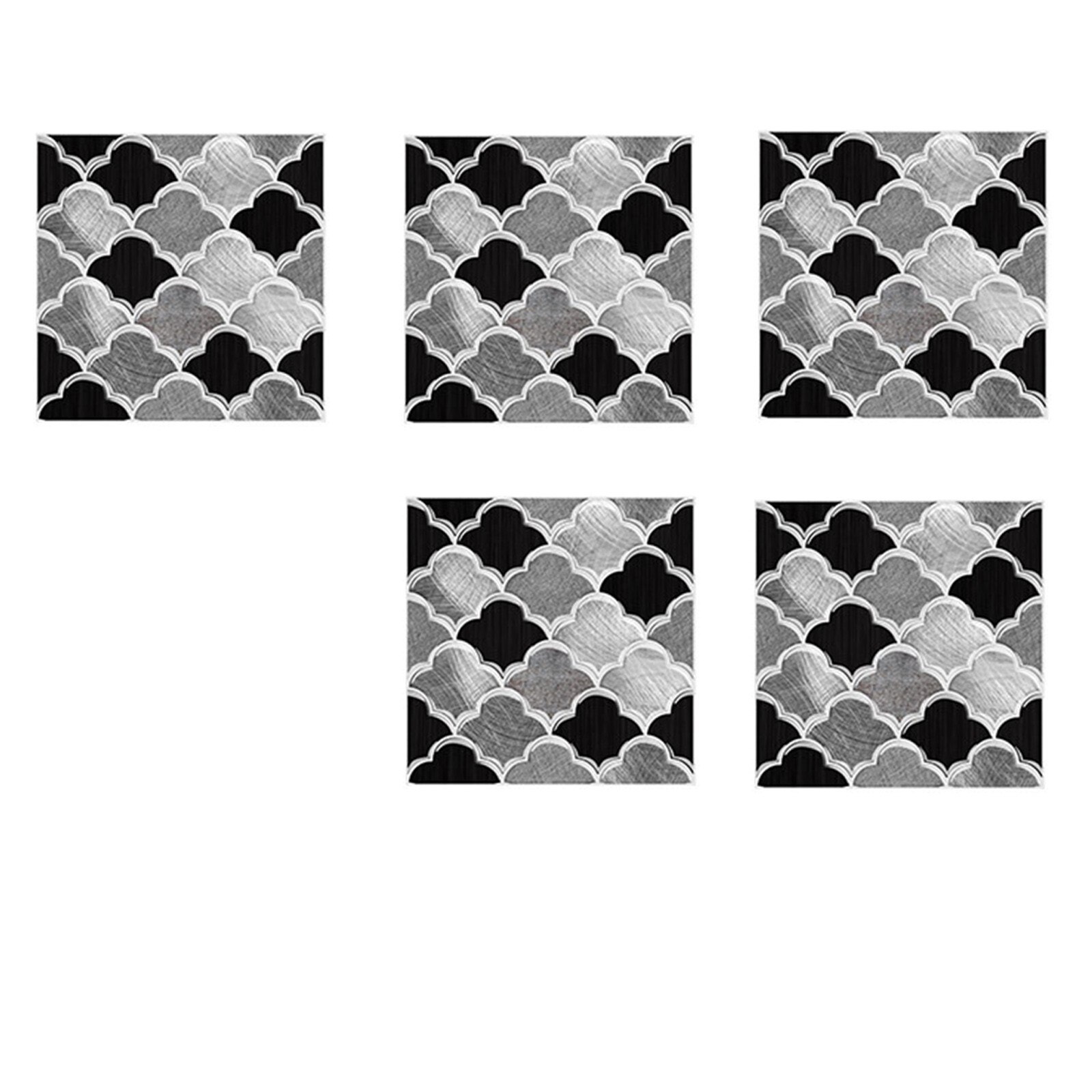 Mozaïek Tegel Zelfklevende Muur Sticker 5Pcs 10X10Cm Keuken Behang Muurschilderingen Waterdicht Stickers Woonkamer badkamer Decoratie: H