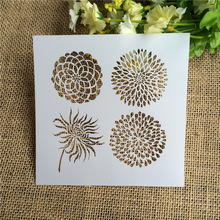 Plantillas de capas de 1 hoja para álbum de recortes DIY/álbum de fotos decorativo en relieve DIY tarjetas de papel artesanías