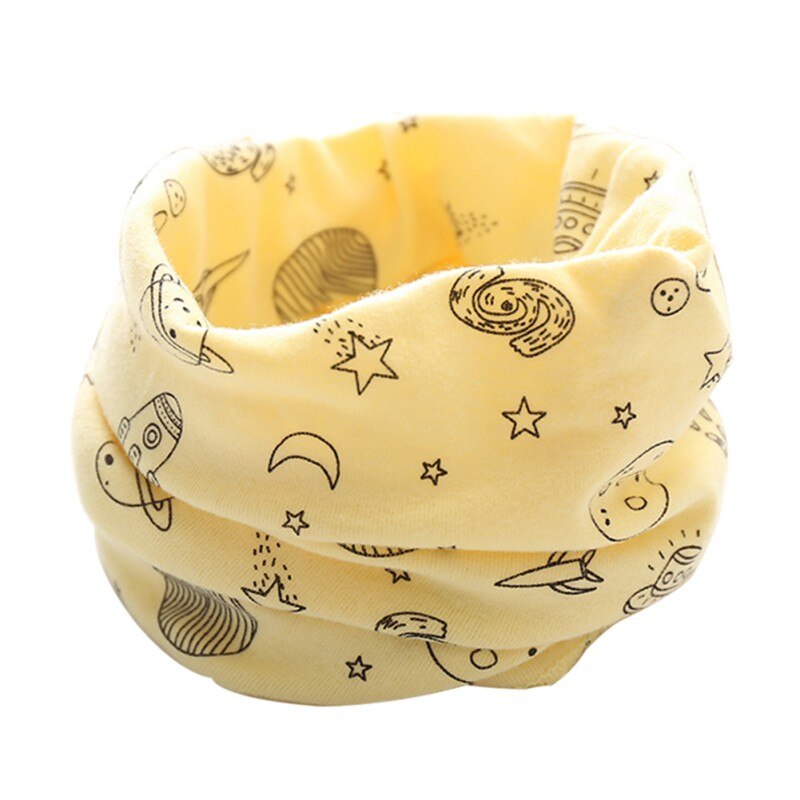 Printemps automne enfants coton écharpe bébé enfants écharpe hiver garçons filles dessin animé écharpes bébé mignon foulard w