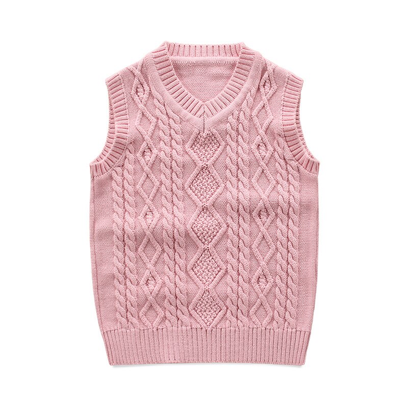 2to 6 år baby børn strikkede trøjer vest college style v-hals forår drenge tøj spædbørn børn tøj sweater vest