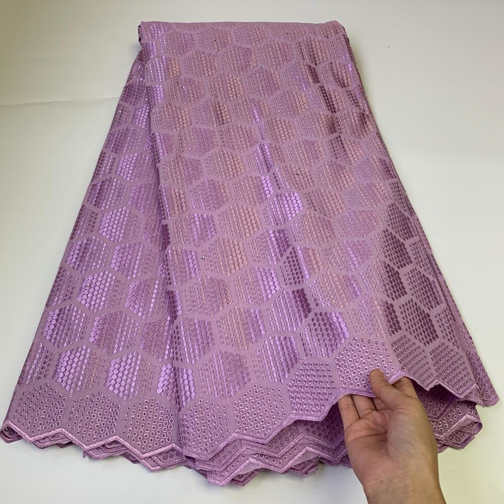 Suisse Voile coton dentelle tissu Brode africain dentelle tissu suisse Voile dentelle en suisse dubaï dentelle couture: Picture 4