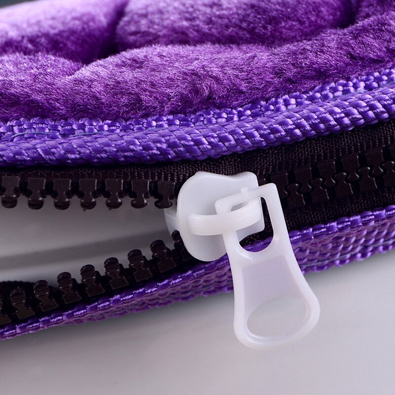 Universal Warm Soft Washable Toilet Plush Seat Cover Pad Soft Zipper Household Bathroom Waterproof Mat Seat Toilet Accessories