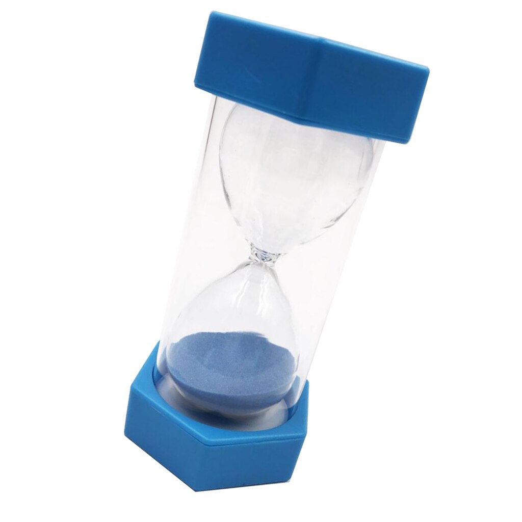 Six Angles Plastic Sand Timer Hourglass Kid Reading Games Playing Brushing Teeth Egg Cooking Timer 1 Minute/5 Minutes