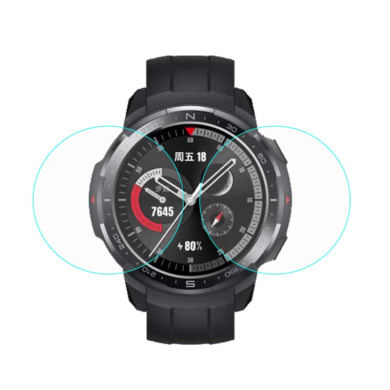 5Pcs Anti Kras Hd Gehard Glas Voor Honor Horloge Gs Pro Smart Horloge Accessoires Beschermende Full Screen Protector Film guard