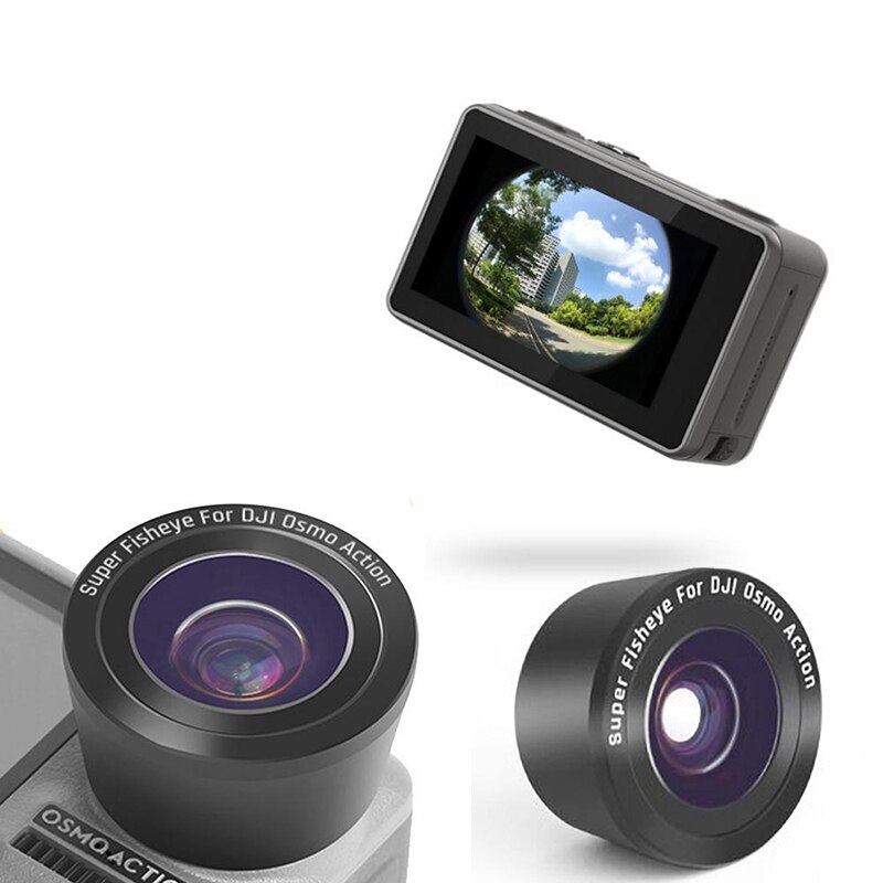 Voor Dji Osmo Actie Camera Lens Accessoires Camera Spiegel Lens Voor Dji Osmo Actie Camera Fisheye Macro Lens R25
