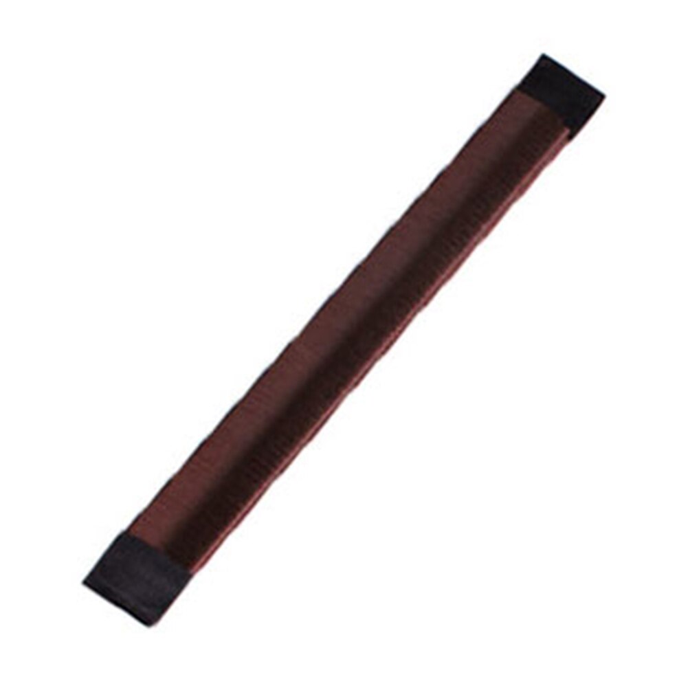 DIY Hair Accessories Synthetic Wig Donuts Bud Head Band Ball Braider Magic Tool Bun Maker Sweet French Dish Made Hair Band: Dark Brown