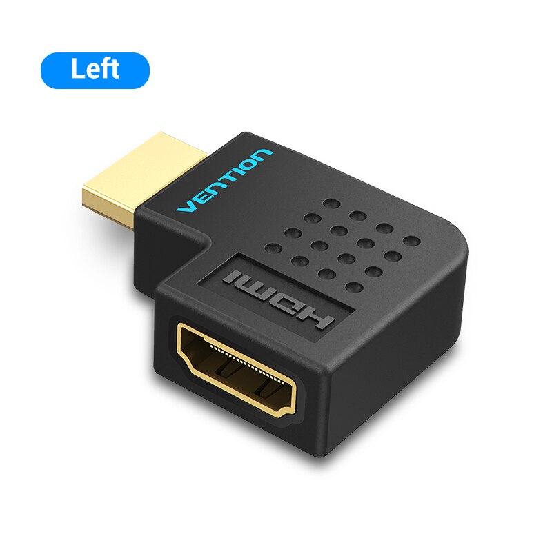 Tions HDMI Adapter 270 90 Grad Rechtwinklig HDMI Stecker auf HDMI Buchse Konverter für PS4 HDTV HDMI Kabel 4K HDMI 2,0 Verlängerung: AIBB0