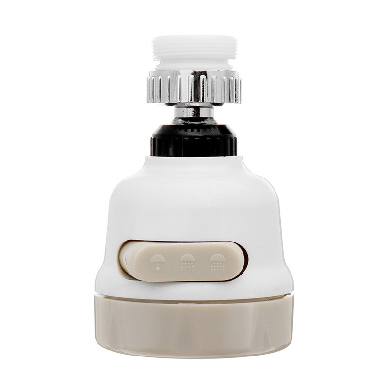 1 Pcs 3 Modes Faucet Aerator Flexible Water Saving Filter Sprayer Nozzle 360 Rotation Diffuser Aerator Faucet Bubble: 3 Setting Rotate