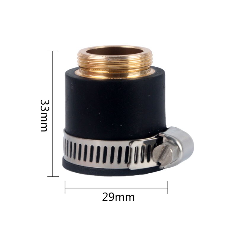 Omnipotent 22mm Black Lawn Water Tap Hose Pipe FittingSet Connector Purifier Adaptor Universal Garden Supplies Alternative