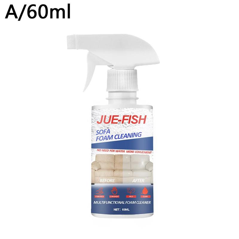 60ml/120ml Multi-purpose Foam Cleaner Bubble Cleaner Home Home Remover Cleaning Stains Cleaner Dust Sofa Leather D5r5: A