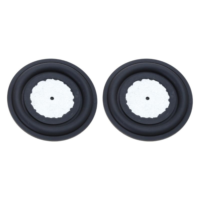 Radiador de graves de 2 piezas, membrana de vibración de altavoz pasivo, Subwoofer de 70mm, Kit de reparación de cine en casa, novedad de: BLANCO