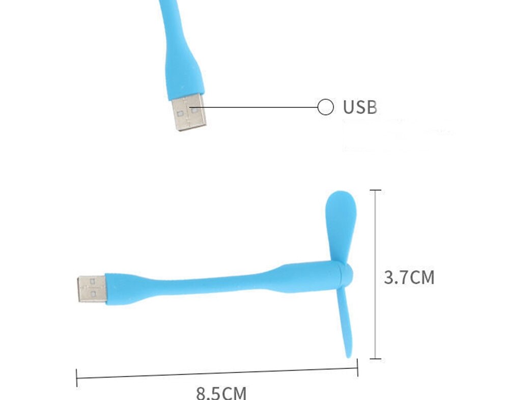 USB Humidifier Fans Electric Portable Small Fans Originality Small Household Electrical Appliances Desktop Electric Fan Random